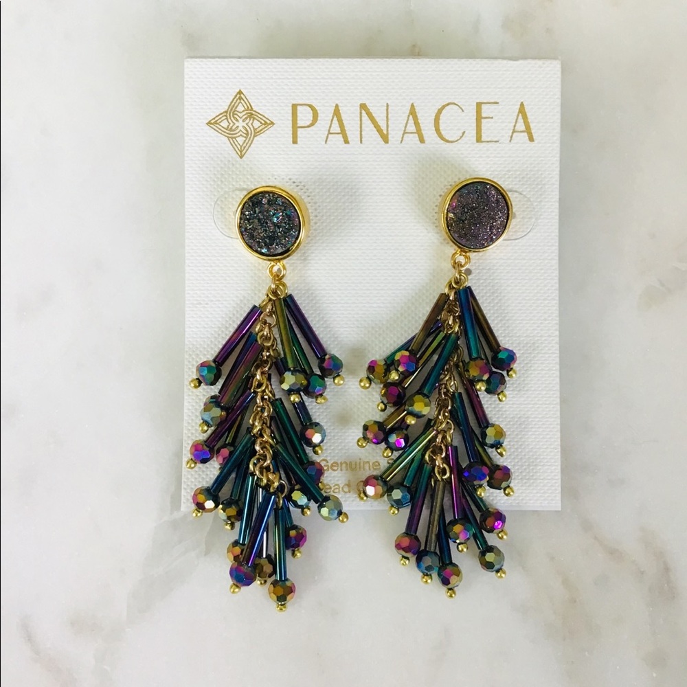 PANACEA Beaded Drop Earrings